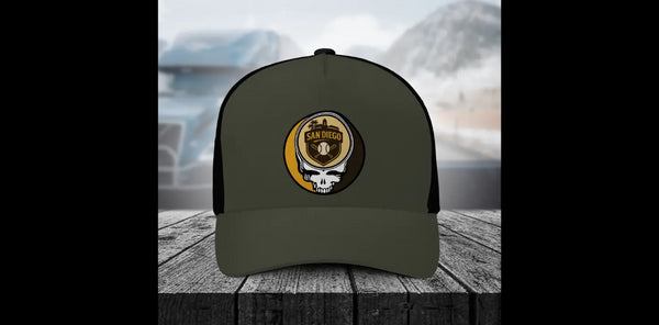 Grateful Dead - San Diego Padres Stealie Grateful Dead Trucker Cap - StealieShop